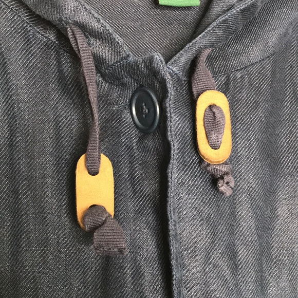 Lauren Ralph Lauren 100% Linen Lightweight Hooded Jacket in Navy - Picture 6 of 12